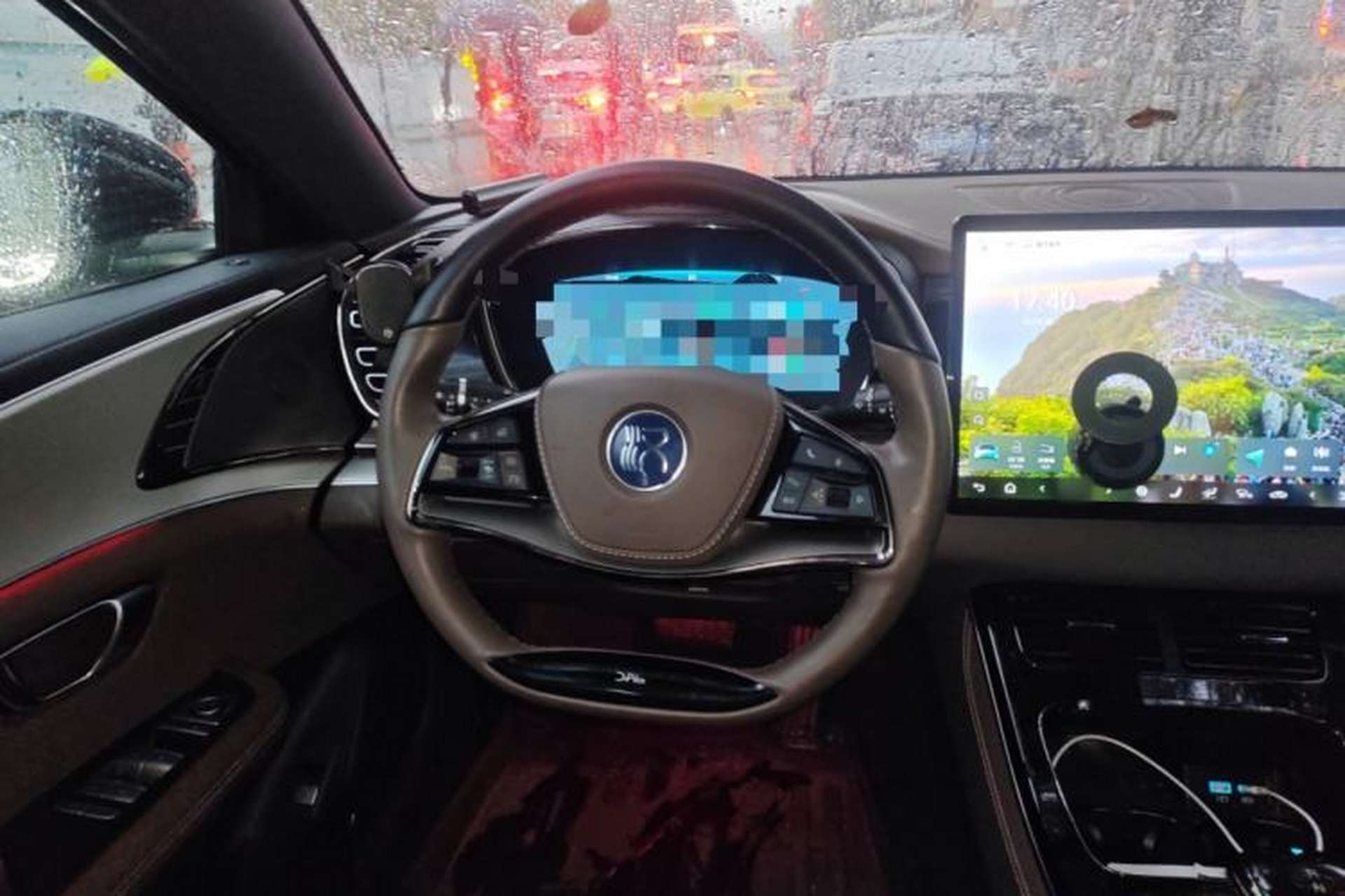 Used BYD Han 2024 EV Glory Edition 506KM Front-Wheel-Drive Premium Model Steering Wheel