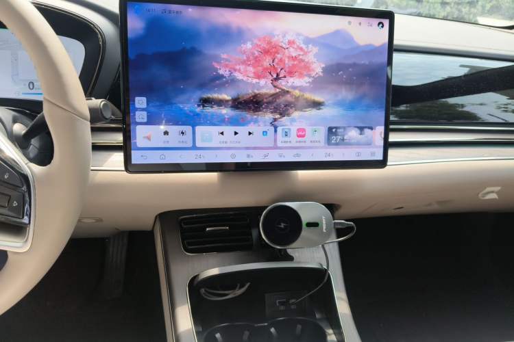 Used BYD Han 2024 DM-i Glory Edition 121KM Premium Model Audio And AC Panel