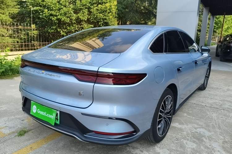 Used BYD Han 2024 DM-i Glory Edition 121KM Premium Model Rear Right 45 Deg