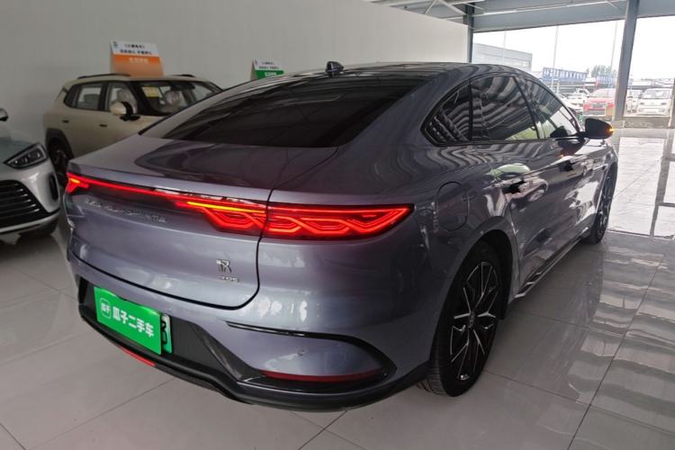 Used BYD Han 2024 EV Glory Edition 610 km All-Wheel Drive "Tian Shen Zhi Jia" Intelligent Driving Model Rear Right 45 Deg