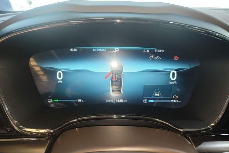 Used BYD Han 2024 DM-i Glory Edition 121KM Elite Model Instrument Cluster