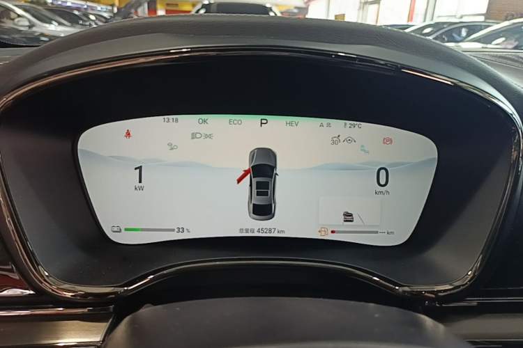 Used BYD Han 2024 DM-i Glory Edition 121KM Premium Model Instrument Cluster