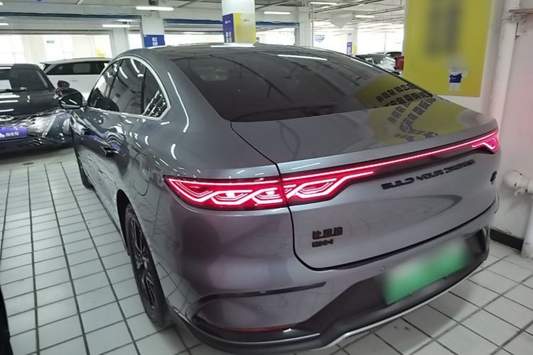 Used BYD Han 2024 DM-i Glory Edition 121KM Elite Model Rear Left 45 Deg