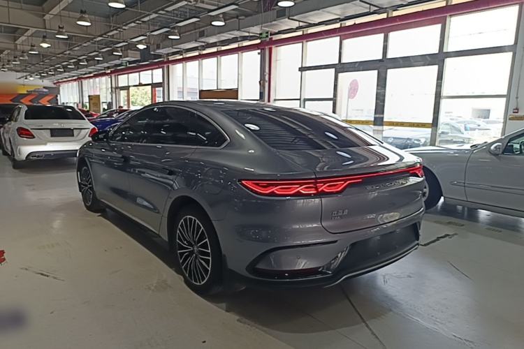Used BYD Han 2024 DM-i Glory Edition 121KM Premium Model Rear Left 45 Deg