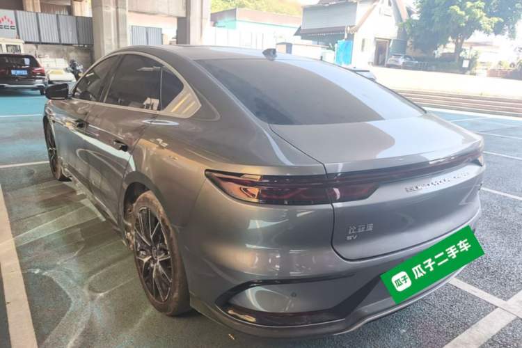 Used BYD Han 2024 EV Glory Edition 610 km All-Wheel Drive "Tian Shen Zhi Jia" Intelligent Driving Model Rear Left 45 Deg