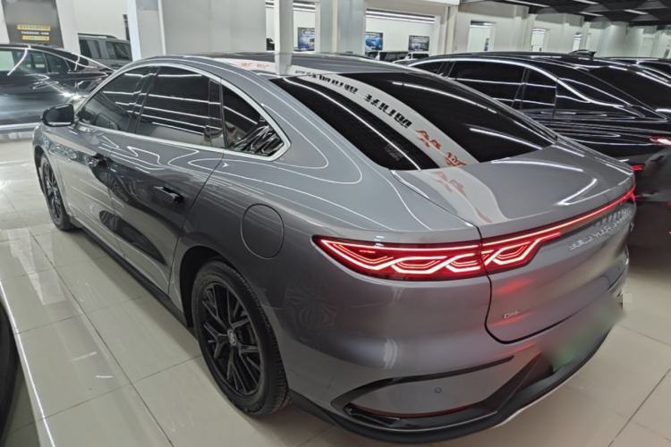 Used BYD Han 2024 DM-i Glory Edition 121KM Elite Model Rear Left 45 Deg