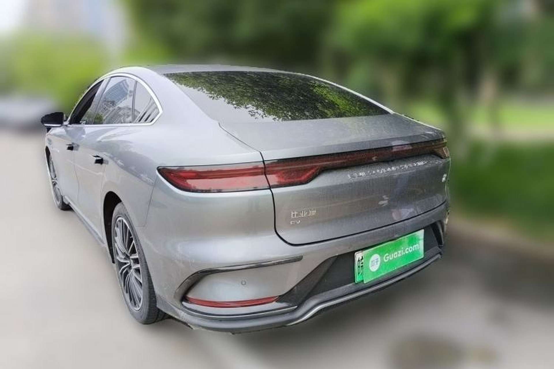 Used BYD Han 2024 EV Glory Edition 506KM Front-Wheel-Drive Premium Model Rear Left 45 Deg