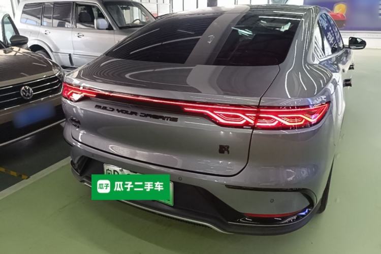 Used BYD Han 2024 DM-i Glory Edition 121KM Elite Model Rear Right 45 Deg