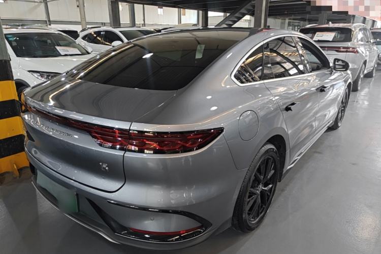 Used BYD Han 2024 DM-i Glory Edition 121KM Elite Model Rear Right 45 Deg