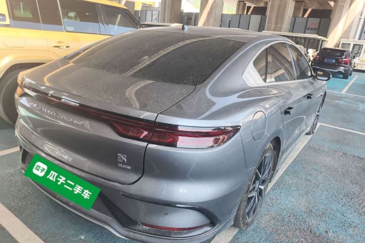 Used BYD Han 2024 EV Glory Edition 610 km All-Wheel Drive "Tian Shen Zhi Jia" Intelligent Driving Model Rear Right 45 Deg