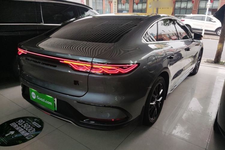 Used BYD Han 2024 DM-i Glory Edition 121KM Prestige Model Rear Right 45 Deg