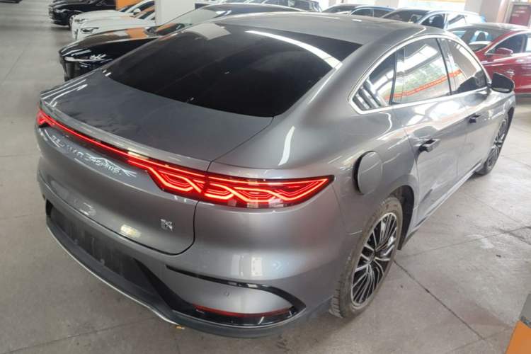 Used BYD Han 2024 DM-i Glory Edition 121KM Prestige Model Rear Right 45 Deg