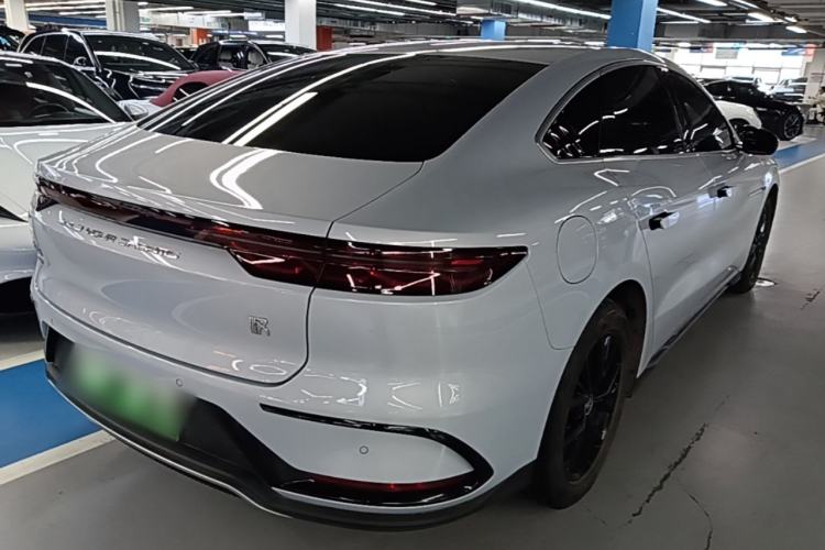Used BYD Han 2024 DM-i Glory Edition 121KM Elite Model Rear Right 45 Deg