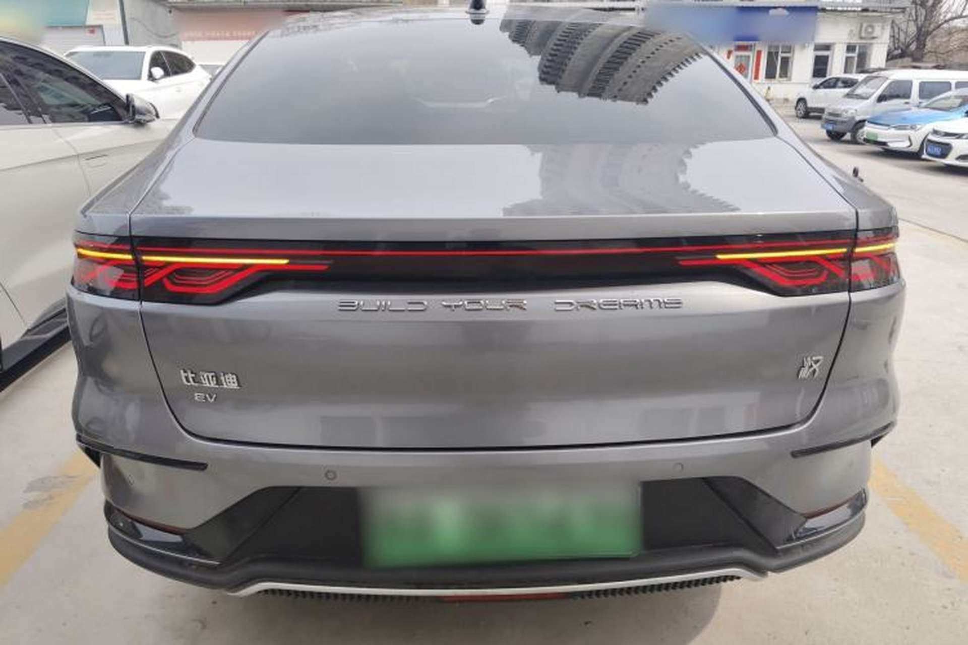 Used BYD Han 2024 EV Glory Edition 610 km All-Wheel Drive "Tian Shen Zhi Jia" Intelligent Driving Model Rear