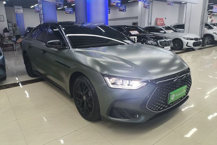 Used BYD Han 2024 DM-i Glory Edition 121KM Prestige Model Front Right 45 Deg