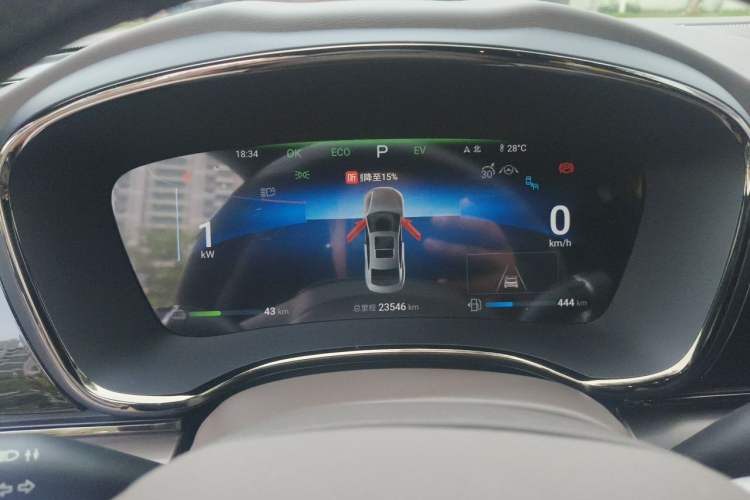 Used BYD Han 2024 DM-i Glory Edition 121KM Prestige Model Instrument Cluster