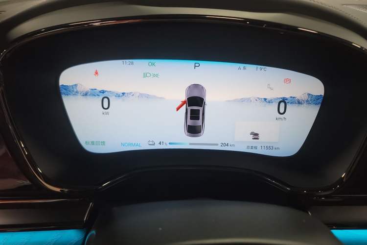 Used BYD Han 2024 EV Glory Edition 610 km All-Wheel Drive "Tian Shen Zhi Jia" Intelligent Driving Model Instrument Cluster