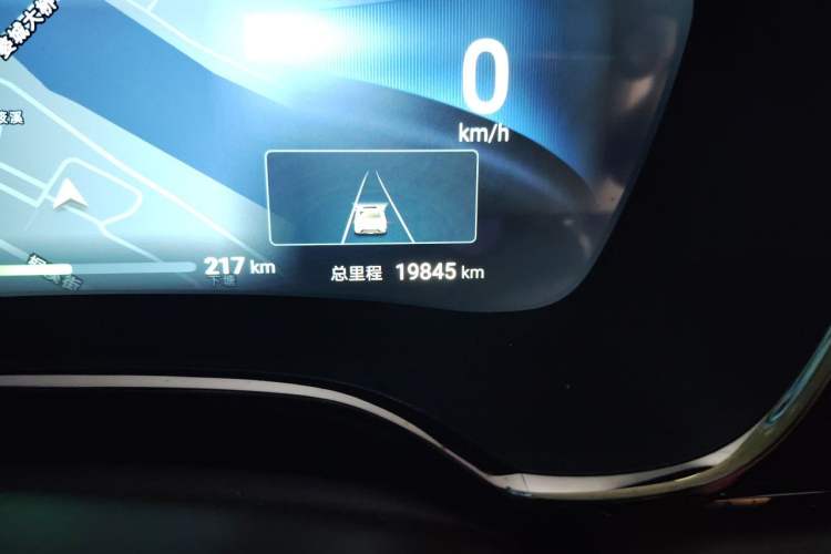 Used BYD Han 2024 EV Glory Edition 506KM Front-Wheel-Drive Premium Model Odometer Close Up