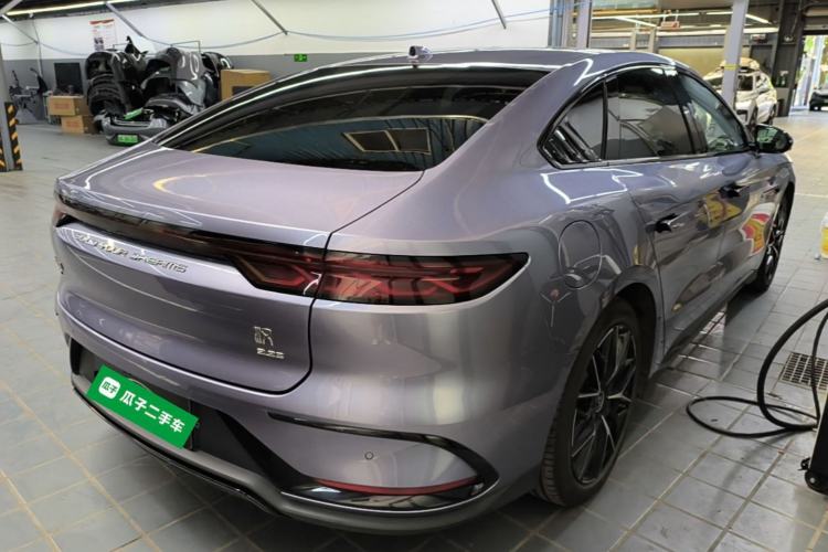 Used BYD Han 2024 EV Glory Edition 610 km All-Wheel Drive "Tian Shen Zhi Jia" Intelligent Driving Model Rear Right 45 Deg