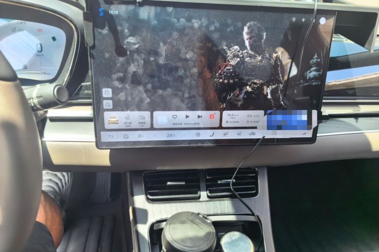 Used BYD Han 2024 DM-i Glory Edition 121KM Premium Model Audio And AC Panel