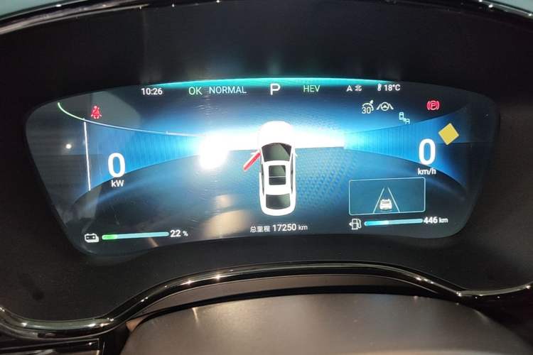 Used BYD Han 2024 DM-i Glory Edition 121KM Prestige Model Instrument Cluster