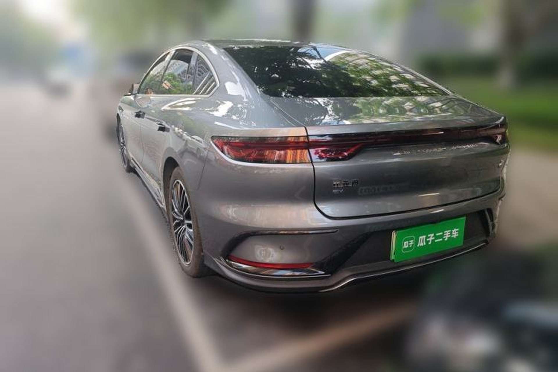 Used BYD Han 2024 EV Glory Edition 506KM Front-Wheel-Drive Premium Model Rear Left 45 Deg