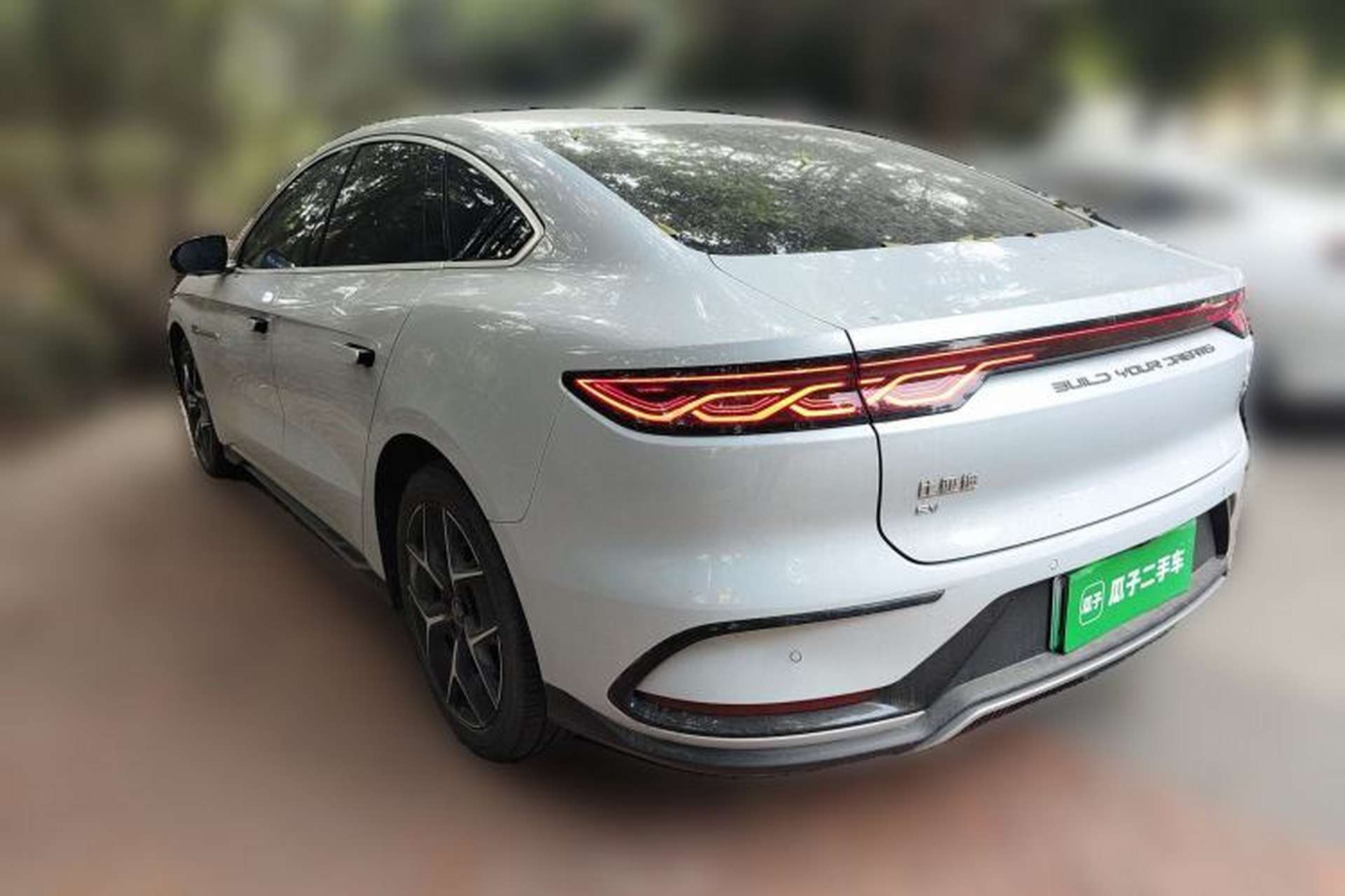 Used BYD Han 2024 EV Glory Edition 605KM Front-Wheel-Drive Premium Model Rear Left 45 Deg