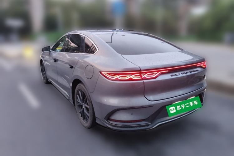 Used BYD Han 2024 DM-i Glory Edition 121KM Elite Model Rear Left 45 Deg