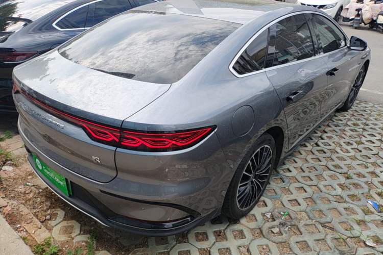 Used BYD Han 2024 DM-i Glory Edition 121KM Premium Model Rear Right 45 Deg