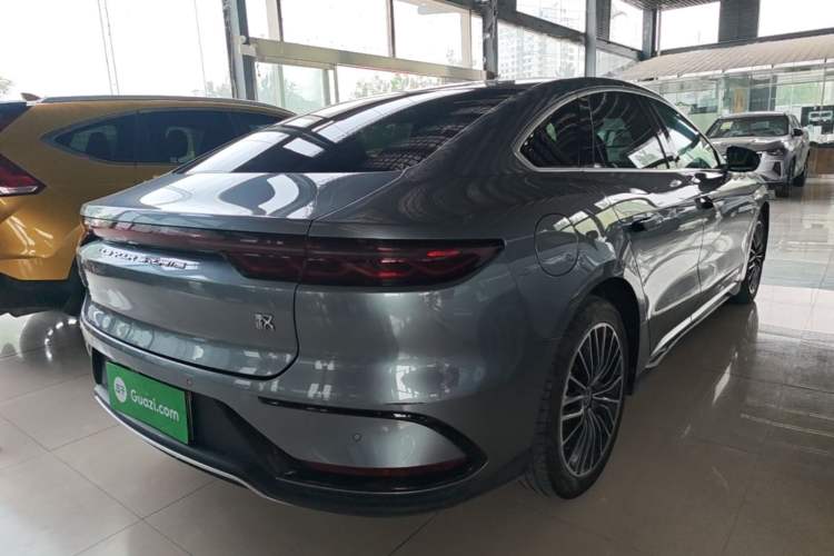 Used BYD Han 2024 DM-i Glory Edition 121KM Premium Model Rear Right 45 Deg