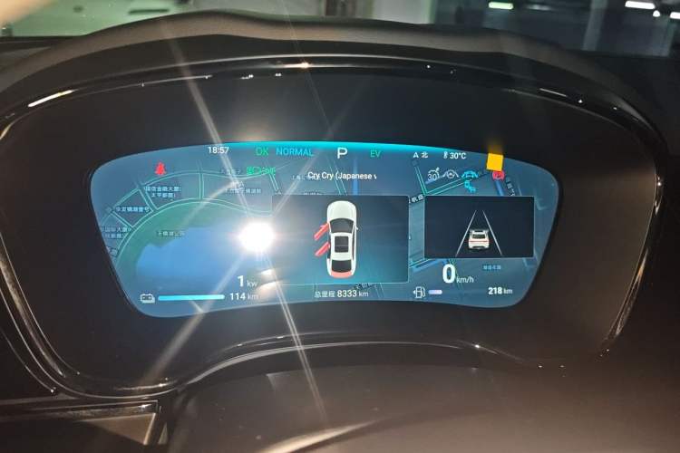 Used BYD Han 2024 DM-i Glory Edition 121KM Prestige Model Instrument Cluster