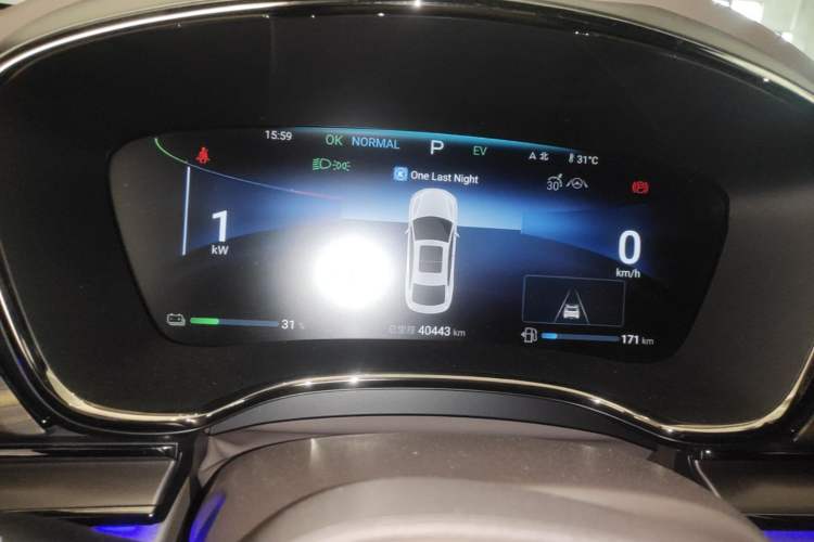 Used BYD Han 2024 DM-i Glory Edition 121KM Elite Model Instrument Cluster
