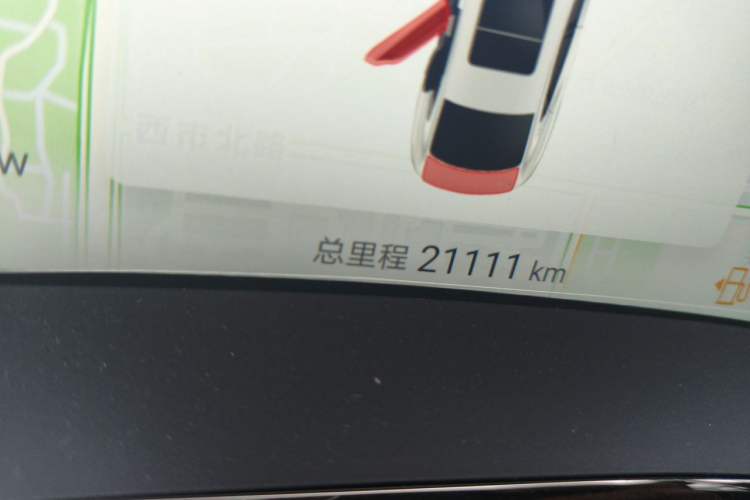 Used BYD Han 2024 DM-i Glory Edition 121KM Prestige Model Odometer Close Up
