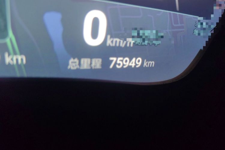 Used BYD Han 2024 EV Glory Edition 506KM Front-Wheel-Drive Premium Model Odometer Close Up