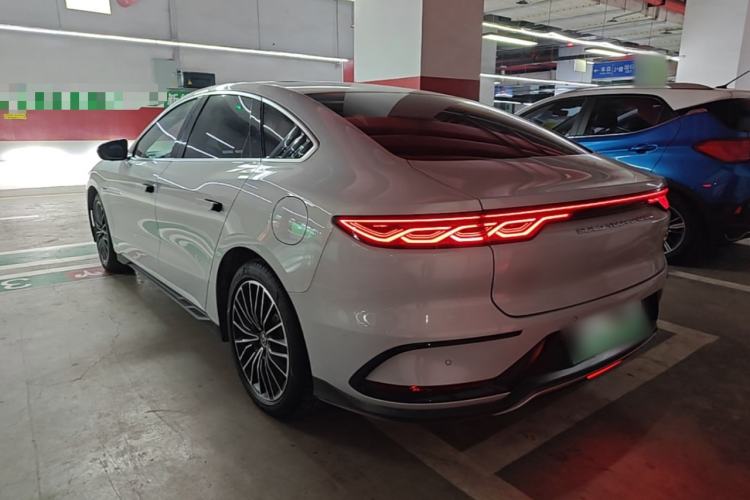 Used BYD Han 2024 DM-i Glory Edition 121KM Premium Model Rear Left 45 Deg