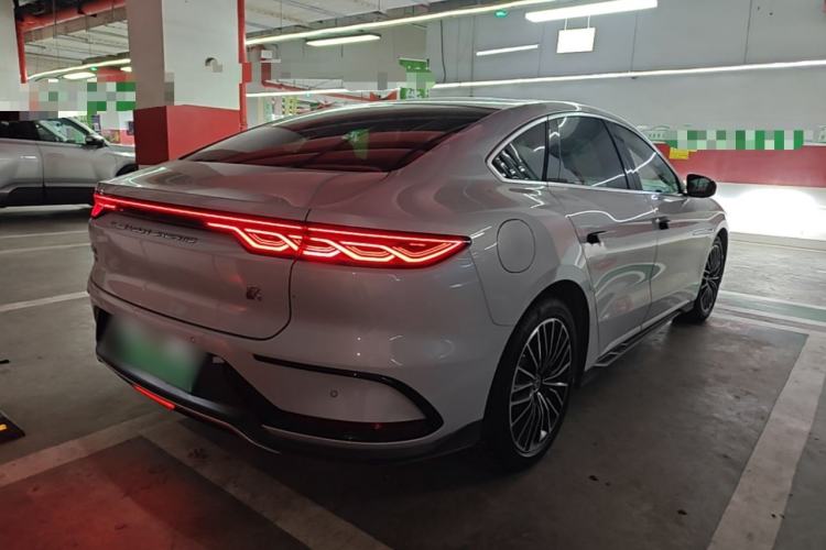 Used BYD Han 2024 DM-i Glory Edition 121KM Premium Model Rear Right 45 Deg