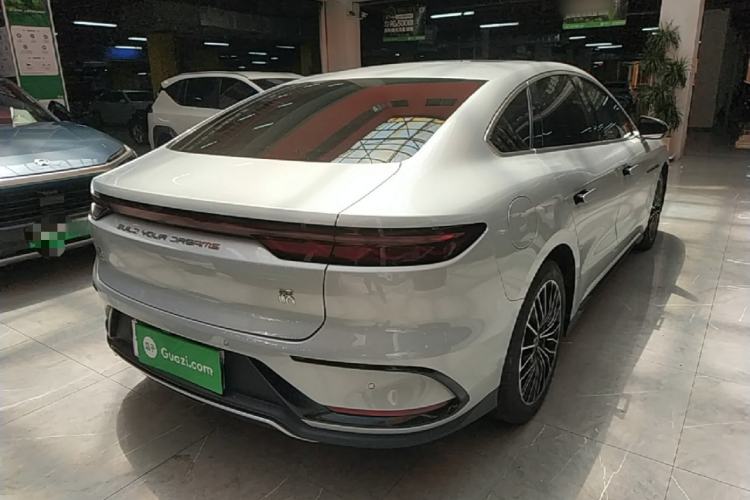 Used BYD Han 2024 DM-i Glory Edition 121KM Premium Model Rear Right 45 Deg