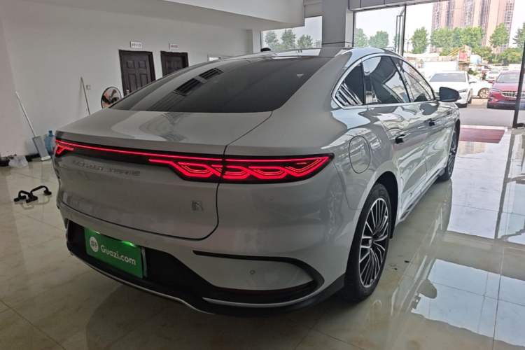 Used BYD Han 2024 DM-i Glory Edition 121KM Premium Model Rear Right 45 Deg