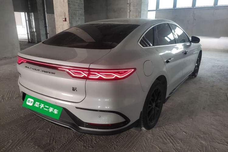 Used BYD Han 2024 DM-i Glory Edition 121KM Elite Model Rear Right 45 Deg