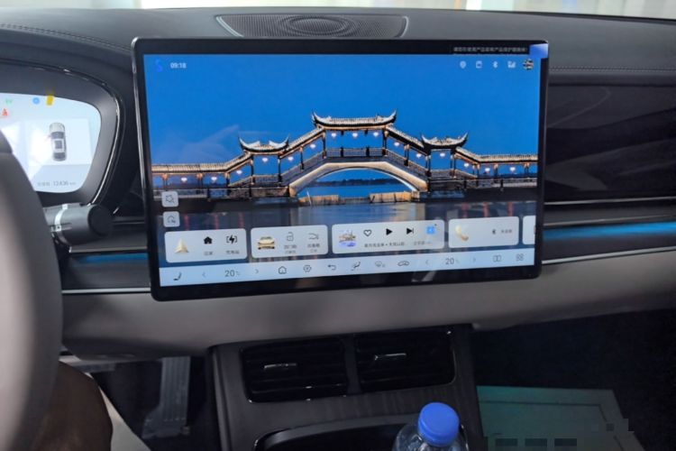 Used BYD Han 2025 DM-i Intelligent Driving Edition 125KM LiDAR Flagship Model Audio And AC Panel