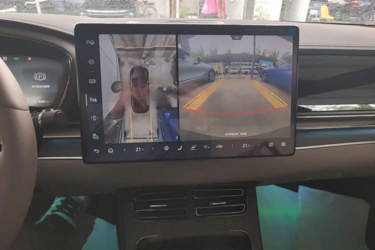 Used BYD Han 2025 DM-i Intelligent Driving Edition 125KM LiDAR Flagship Model Audio And AC Panel