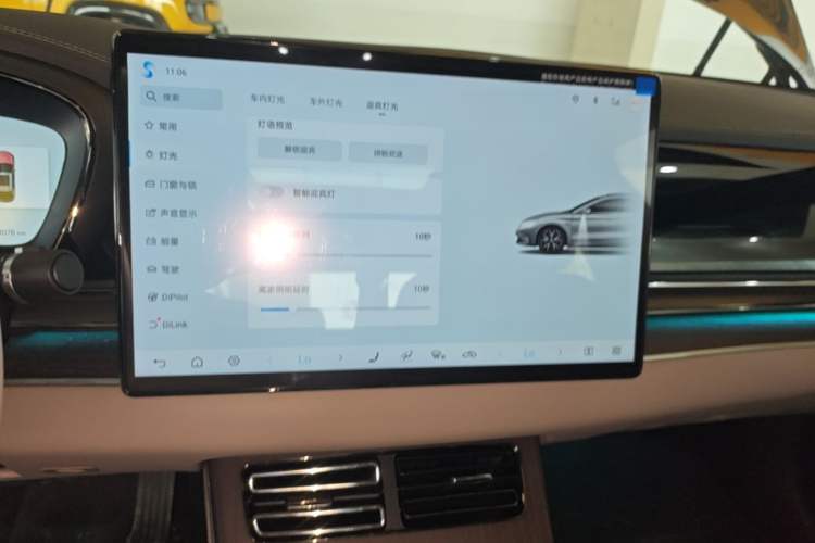 Used BYD Han 2025 DM-i Intelligent Driving Edition 125KM LiDAR Flagship Model Audio And AC Panel
