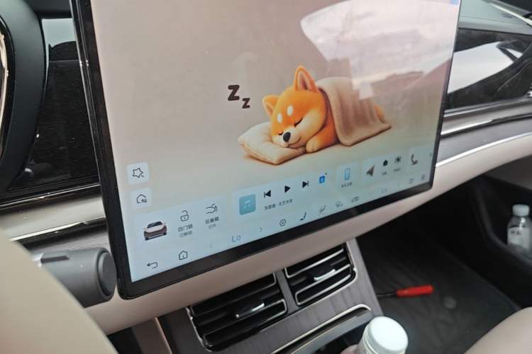 Used BYD Han 2025 DM-i Intelligent Driving Edition 125KM LiDAR Flagship Model Audio And AC Panel