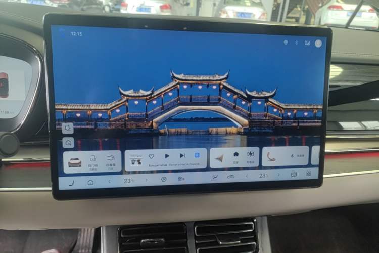 Used BYD Han 2025 DM-i Intelligent Driving Edition 125KM LiDAR Flagship Model Audio And AC Panel