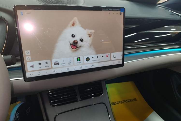 Used BYD Han 2025 DM-i Intelligent Driving Edition 125KM LiDAR Flagship Model Audio And AC Panel