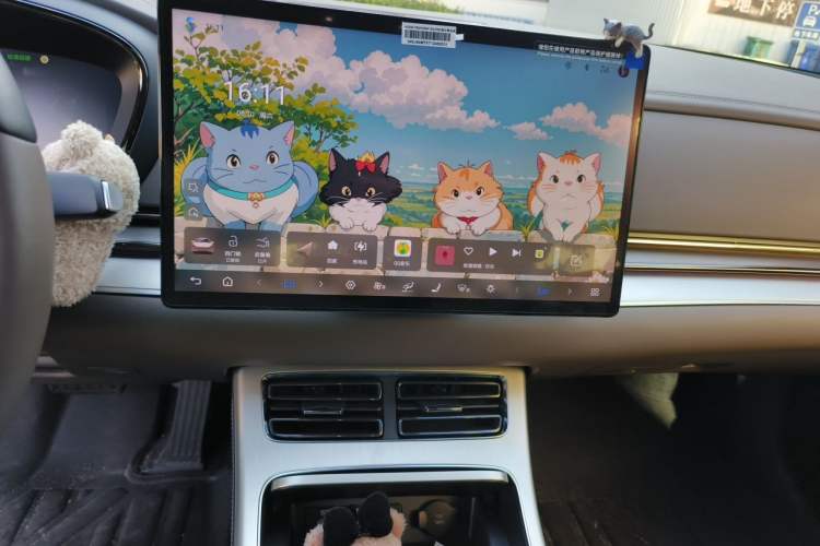 Used BYD Han 2025 Model EV Intelligent Driving Edition 635KM Flagship Audio And AC Panel
