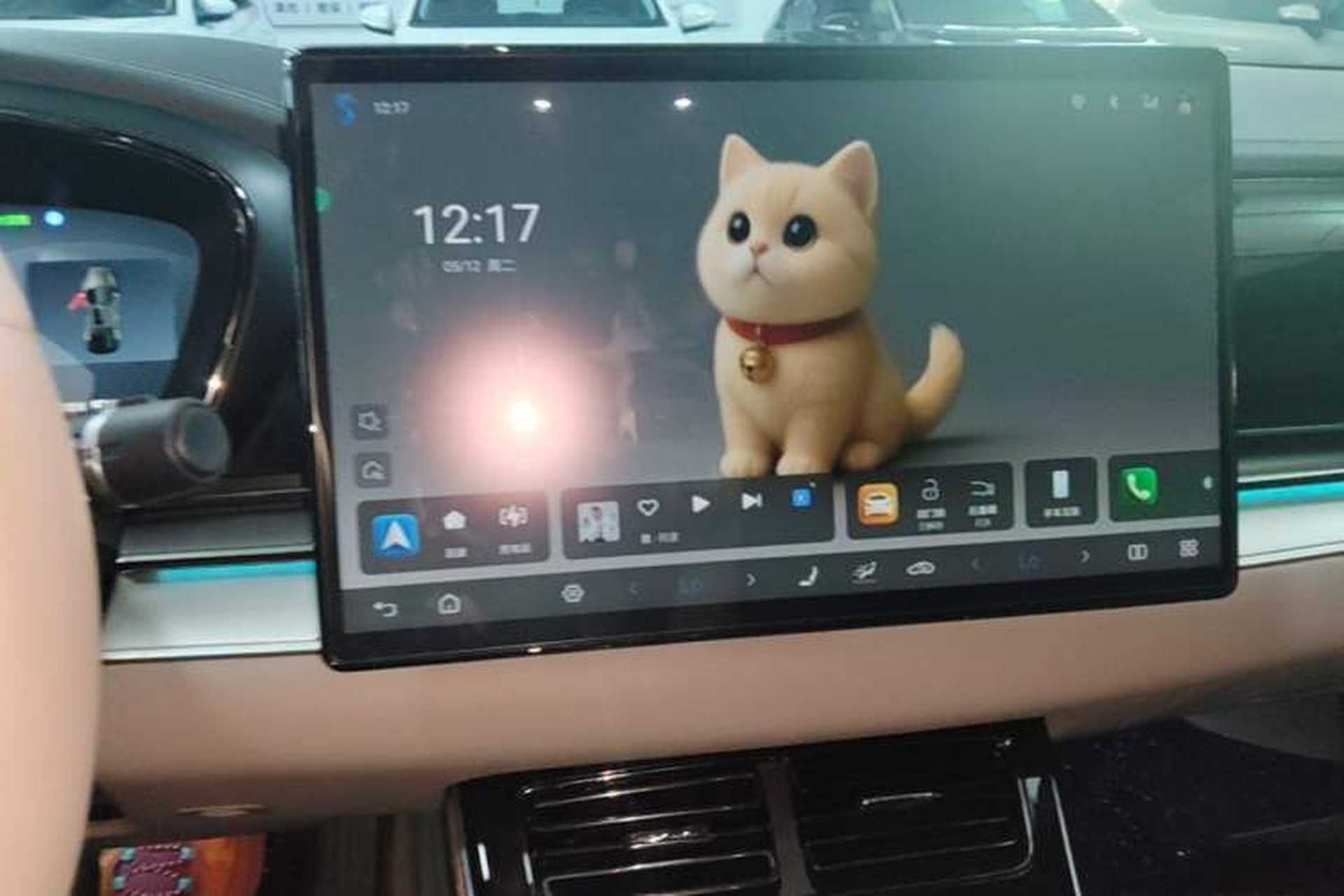Used BYD Han 2025 EV Intelligent Driving Version 701KM Prestige Model Audio And AC Panel