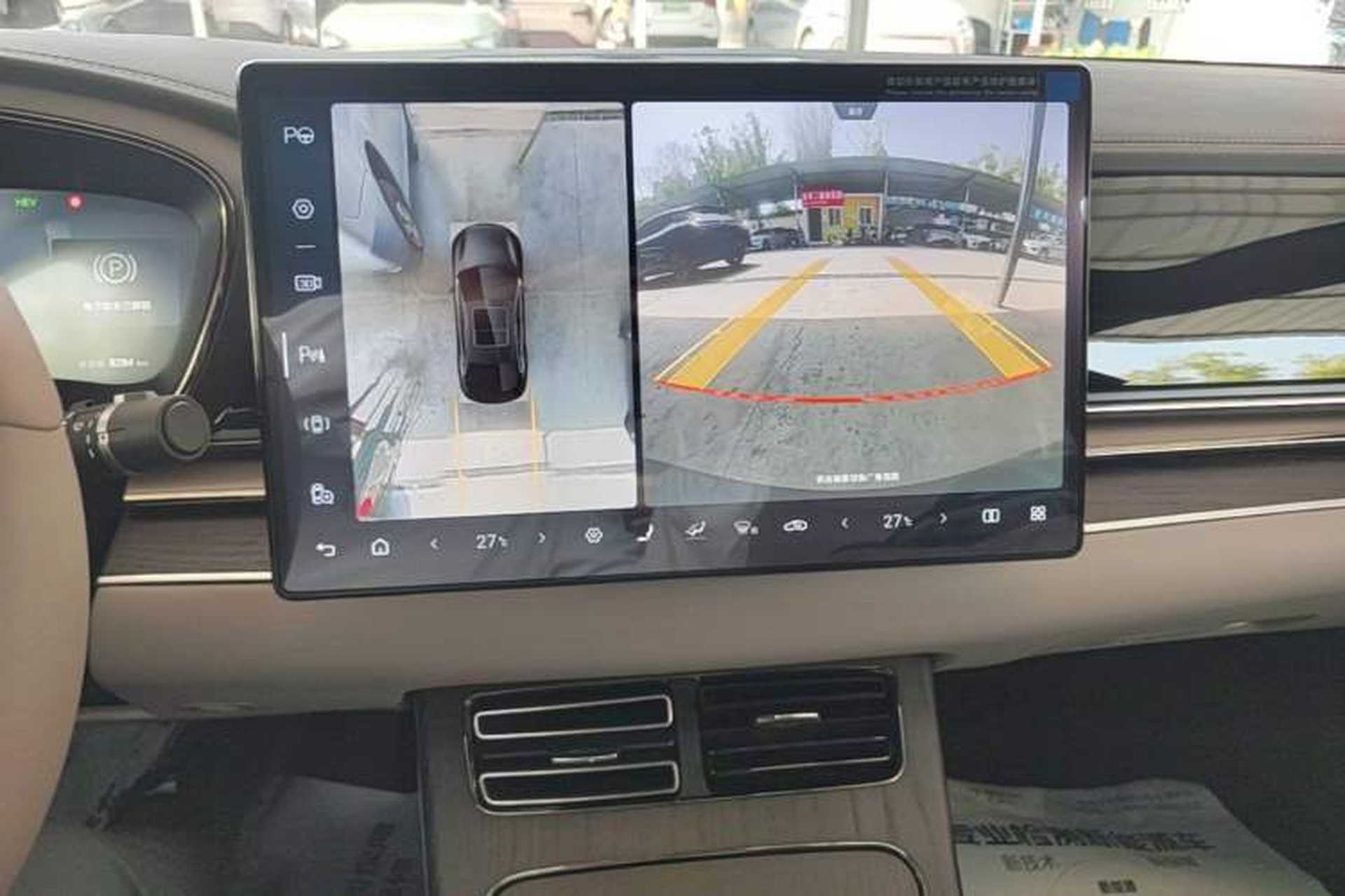 Used BYD Han 2025 DM-i Intelligent Driving Edition 125KM LiDAR Flagship Model Audio And AC Panel