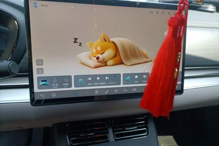 Used BYD Han 2025 DM-i Intelligent Driving Edition 125KM Prestige Model Audio And AC Panel