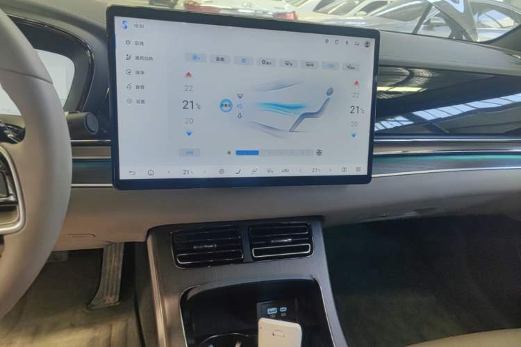 Used BYD Han 2025 DM-i Intelligent Driving Edition 125KM LiDAR Flagship Model Audio And AC Panel